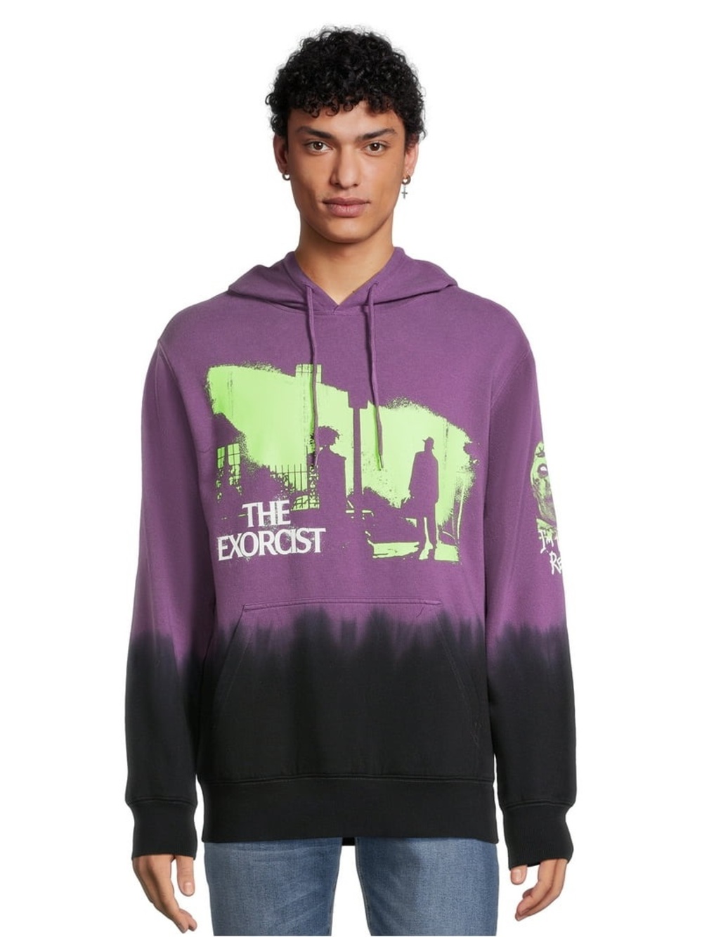 The Exorcist Graphic Hoodie - Purple/Black Men’s Large
